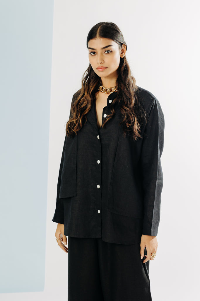 NOIR PURE LINEN CORD SET